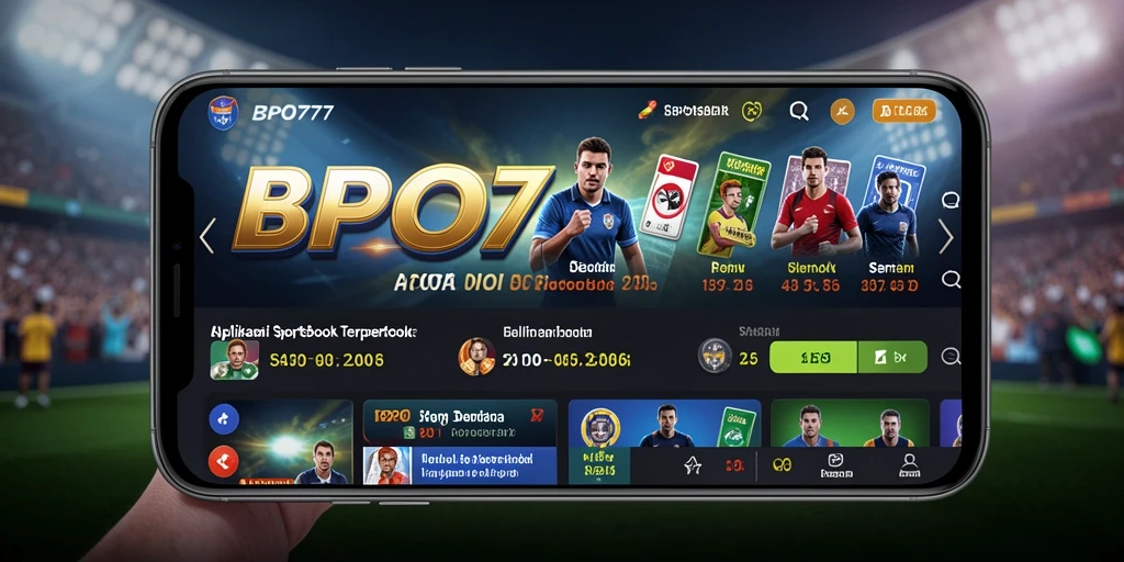 Tampilan menarik dari aplikasi BPO777 saat melakukan taruhan olahraga.