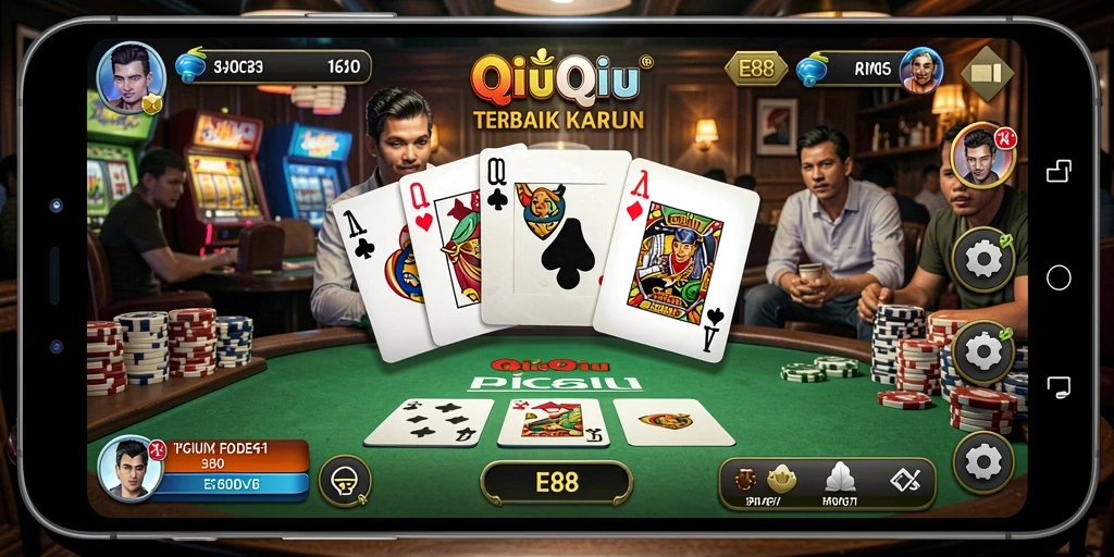 Screenshot gameplay E88 yang menarik dan penuh aksi QiuQiu.
