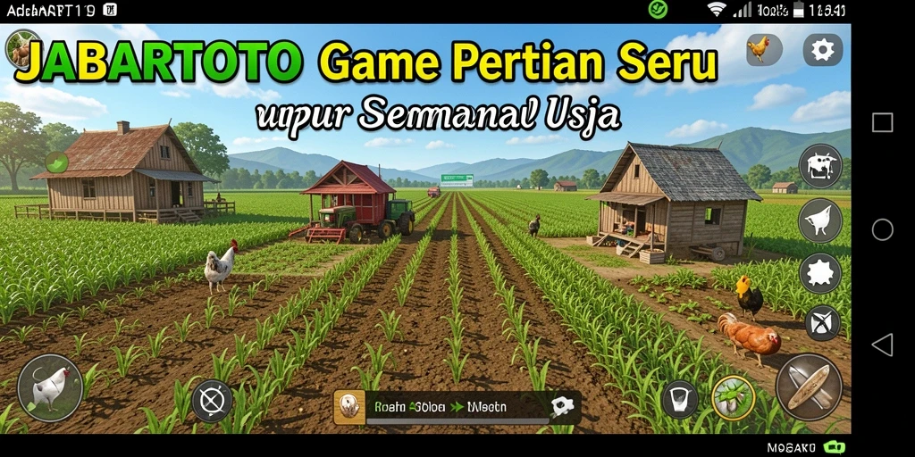 Screenshot JABARTOTO menampilkan gameplay bertani yang seru dan interaktif.