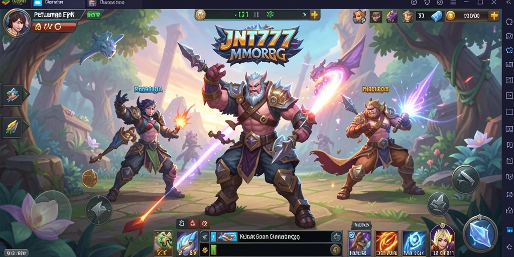 Tampilan gameplay JNT777 yang menarik dan penuh aksi.