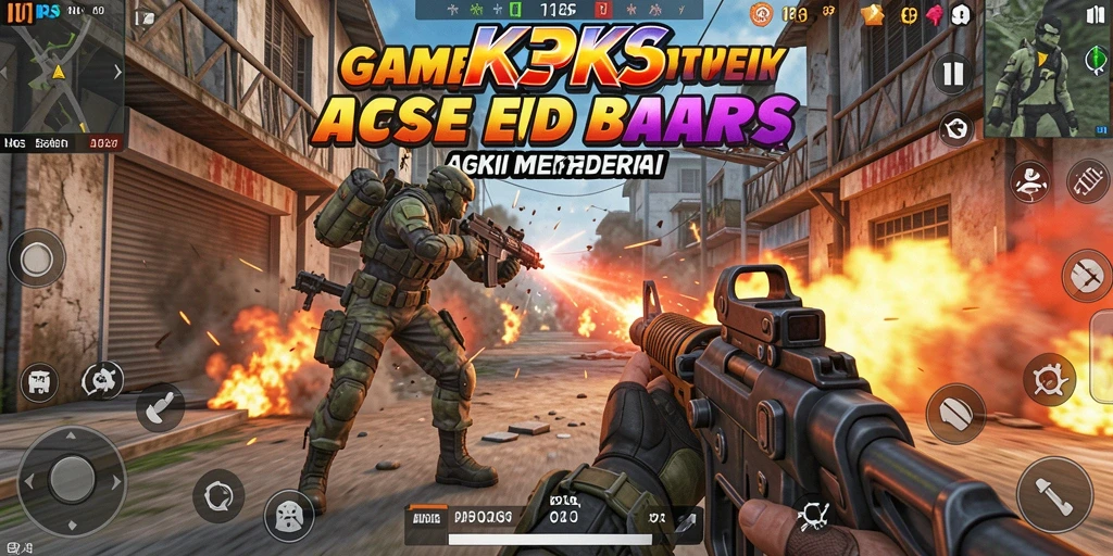 Gameplay K3K3 yang menegangkan dengan aksi luar biasa.