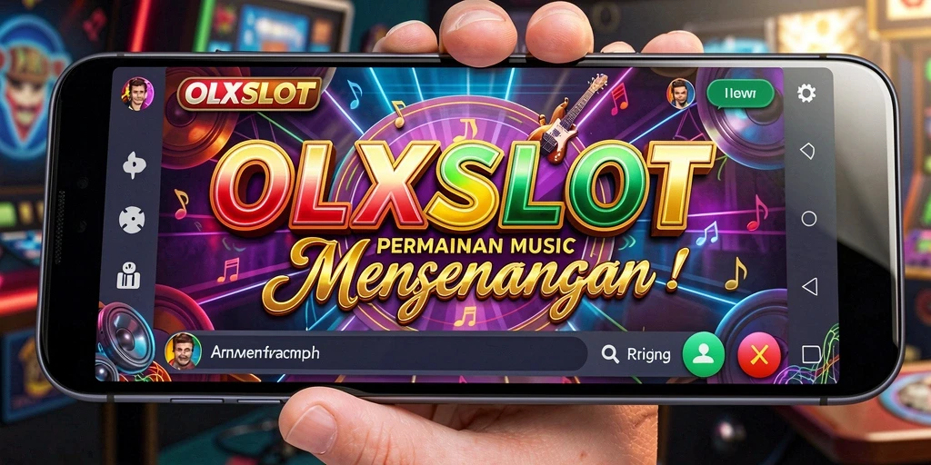 Tampilan gameplay OLXSLOT yang memukau dengan elemen musik.