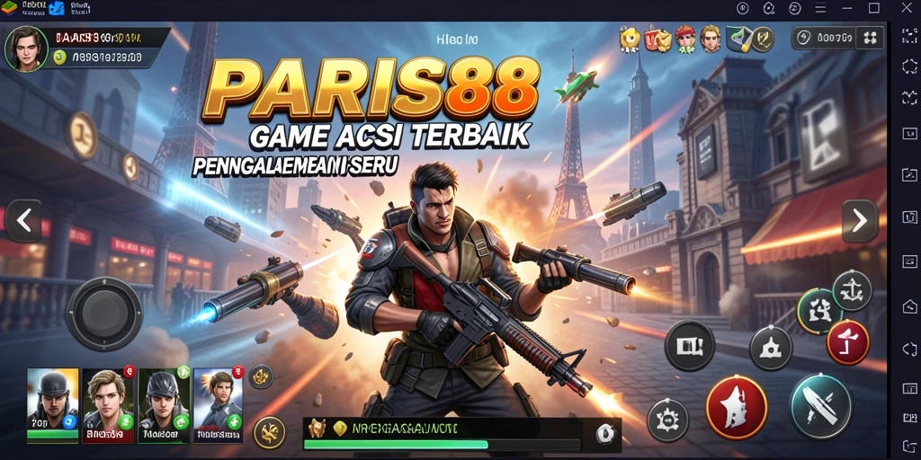 Tangkapan layar gameplay PARIS88 yang penuh aksi dan seru.